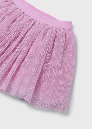 MAYORAL t-krekls ar īsam piedurknēm + svārki 6E, mauve, 3953-30 