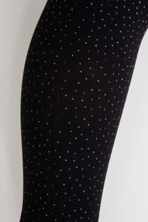 COCCODRILLO zeķubikses TIGHT MICROFIBRE COLORFUL, melns, cm 