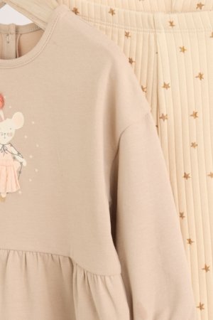 NEXT t-krekls ar garām piedurknēm + legini, Q95423 80-86 