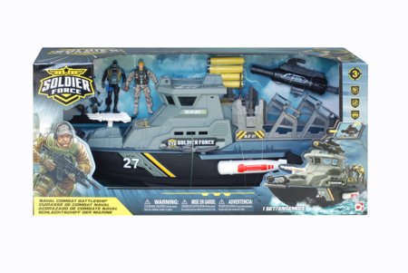 SOLDIER FORCE rotaļļietu komplekts Naval Combat Battleship, 545337 