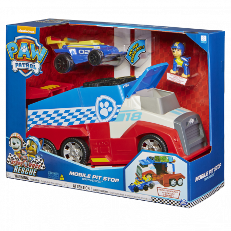 PAW PATROL transportlīdzeklis Mobile Pit Stop, 6065469 6054505