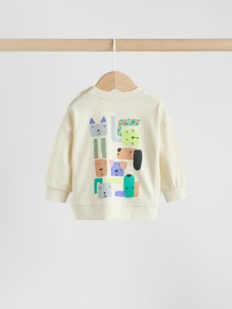 NEXT t-krekls ar garām piedurknēm + bikses, W60312, cm 