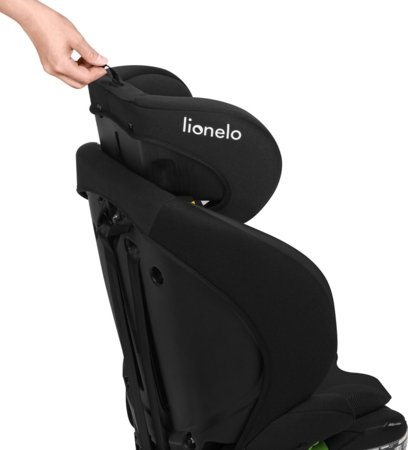 LIONELO autokrēsls BILLY I-SIZE, Black carbon, 76-150 cm. 
