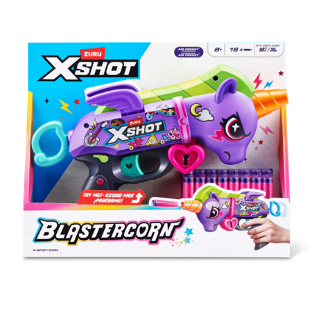 XSHOT rotaļu rotaļu ierocis Purple Unicorn, 36882 