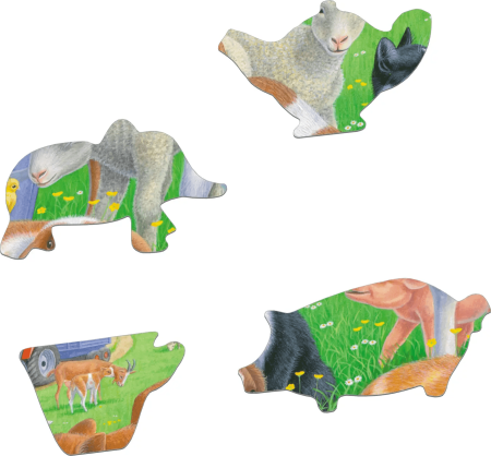 LARSEN puzle Pets and Farm Animals, maxi, 35 gab., FH35 