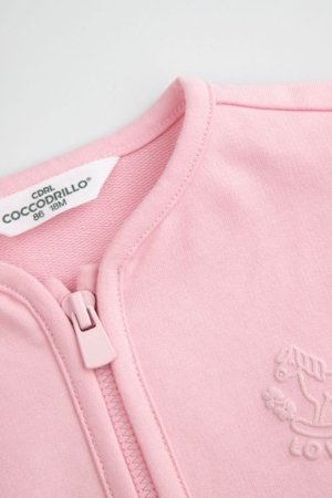 COCCODRILLO džemperis ar rāvējslēdzēju, rozā, izmērs 