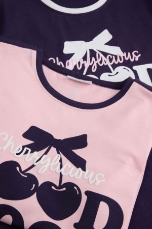 COCCODRILLO t-krekls ar garām piedurknēm, tumši zili, WC6143103SGJ-015-146, 146 cm 