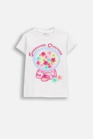 COCCODRILLO t-krekls ar īsam piedurknēm, balti, WC6143206SGK-001-110, 110 cm 