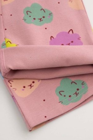 COCCODRILLO legingi DREAM DIARIES GIRL NEWBORN, rozā, WC5122103DGN-007-086, 86 cm 