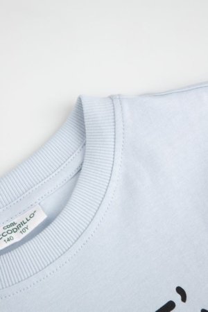 COCCODRILLO t-krekls ar īsam piedurknēm, zili, WC6143215VBB-036-128, 128 izmērs 