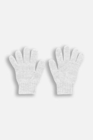 COCCODRILLO cimdi ACCESSORIES WINTER GIRL, silver, ZC4360310AWG-024-XXL, XXL cm 