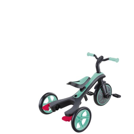 GLOBBER trīsritenis Trike Explorer 4in1, piparmētras zaļš, 632-206-2 632-206-2