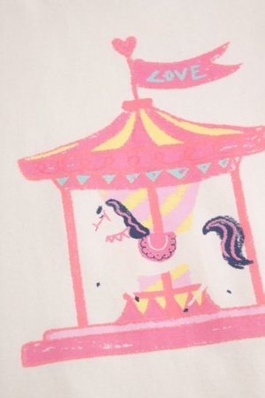 COCCODRILLO t-krekls ar īsam piedurknēm, krēmkrāsa, WC6143207FGK-003-092 