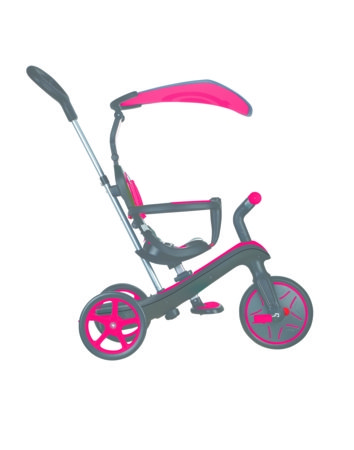 GLOBBER trīsritenis Explorer Trike Foldable 4 In 1, sarkans, 732-102 