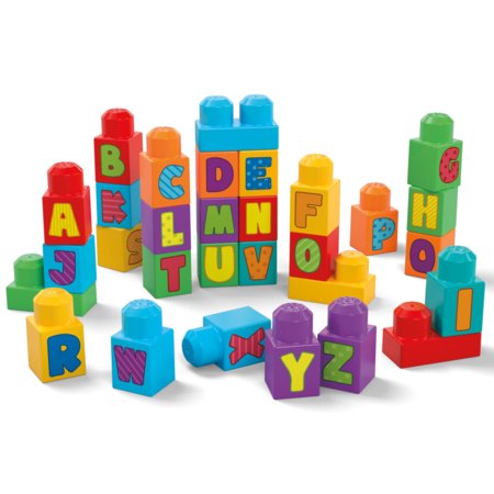 MEGA BLOKS FIRST BUILDERS soma ar alfabēta klucīšiem, HRR60 
