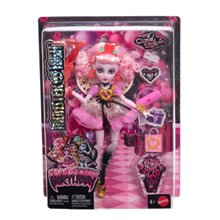 MONSTER HIGH baisi saldā dzimšanas diena – Kupidona lelle, JBG77 