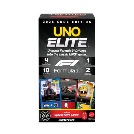 MATTEL GAMES UNO Elite F1 kārtis, JLV42 