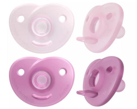 PHILIPS AVENT silikona knupīši SOOTHIE, 0-6 m., 2 gab., SCF099/27 