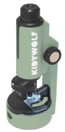 KIDYWOLF pārnēsājams mikroskops KIDYMICROSCOPE, KIDYMICROSCOPE-GR 