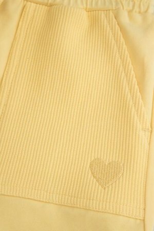 COCCODRILLO šorti HAPPY RETRO GIRL KIDS, dzeltens, WC5121401HGK-004-122, 122 cm 