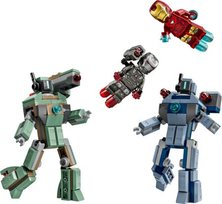 76320 LEGO® Super Heroes Marvel Dzelzs vīrs un Kara mašīna pret Hammer droniem 