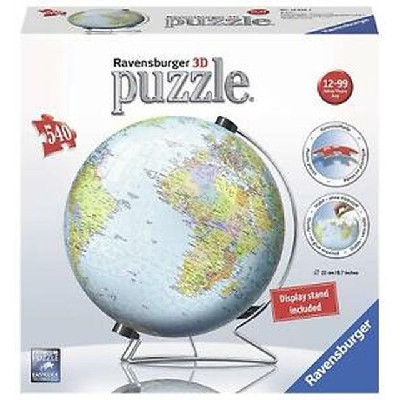 RAVENSBURGER 3D puzle Globuss 540 gab., 12436 12436