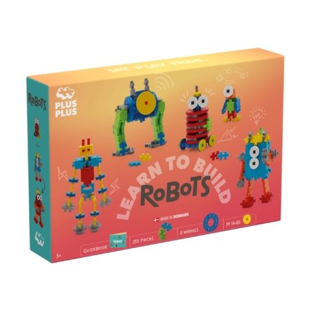 PLUS PLUS konstruktors - Mācies būvēt robotus, 3963 