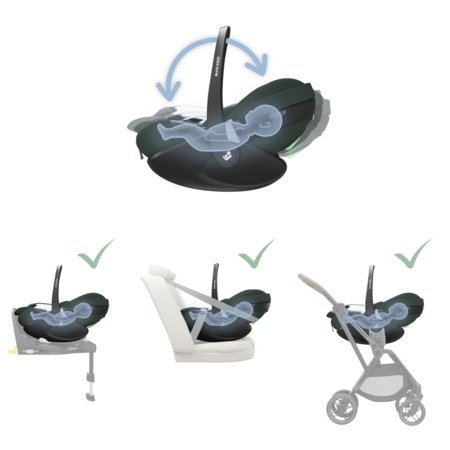 MAXI COSI autokrēsls PEBBLE 360 Pro 2, Twillic Green, 8052403110 