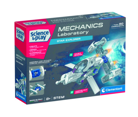 CLEMENTONI SCIENCE&PLAY MECHANICS konstruktors Star Explorer, 75135BL 