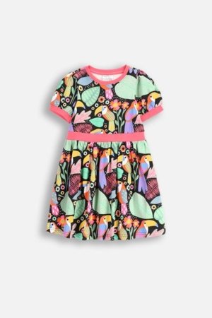 COCCODRILLO kleita ar īsām piedurknēm TROPICAL STORY GIRL KIDS, krāsa, WC5129201TGK-022-122, 122 cm 