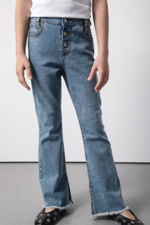 COCCODRILLO bikses JEANS COLLECTION GIRL, zils, cm 