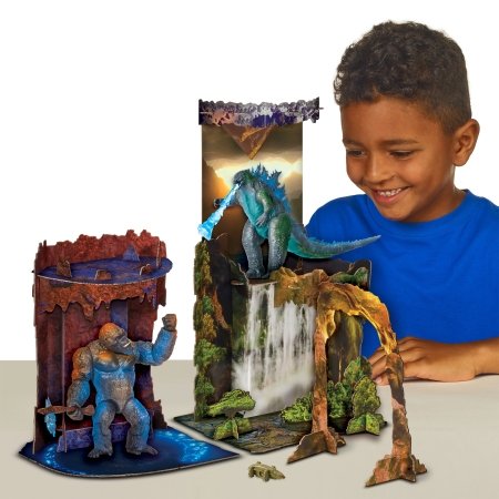 GODZILLA rotaļu komplekts Hollow Earth Figures and Diorama Set, 35293 