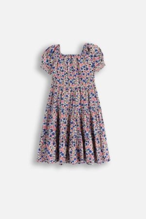 COCCODRILLO kleita ar īsām piedurknēm FLOWER PARADISE GIRL JUNIOR, krāsa, WC5128201FGJ-022-164, 164 cm 