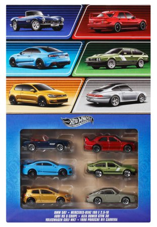 HOT WHEELS tematiskais Eiropas stila multi-komplekts, JBY79 