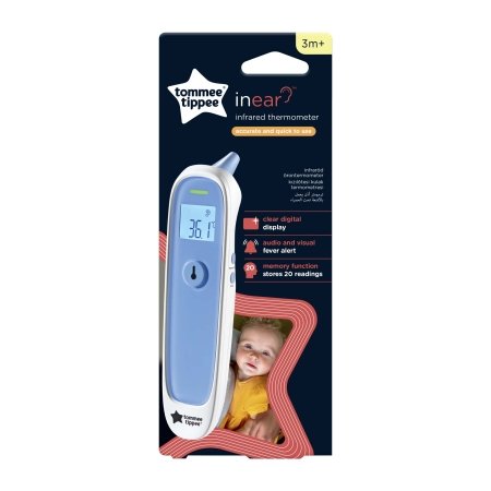 TOMMEE TIPPEE digitālais auss termometrs, 0 m.+, 499057 