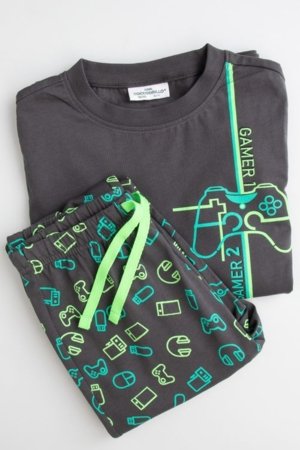 Coccodrillo pidžama, pelēka, ZC6448110PJS-019-140, 140/146 izmērs 