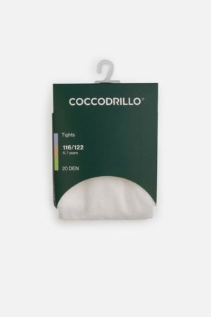 COCCODRILLO zeķubikses, balti, WC6380315TMC-001-092, 92/98 izmērs 