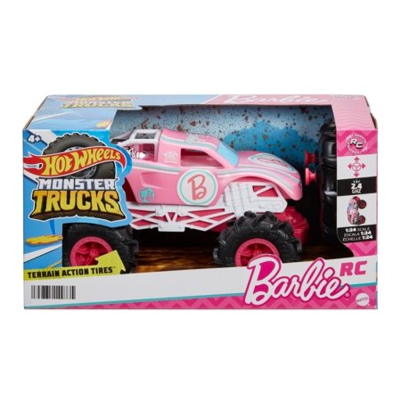 HOT WHEELS Monster Truck BARBIE RC automašīna, HNV02 HNV02