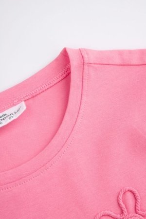 COCCODRILLO t-krekls ar īsam piedurknēm, rozā, WC6143202FGK-007-104 