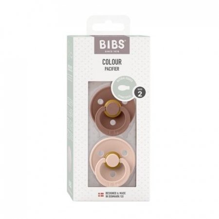 BIBS knupis “Color Symmetrical”, 2 gab., 6-18 m., Ivory/Blush, 2. izmērs 5713795242399