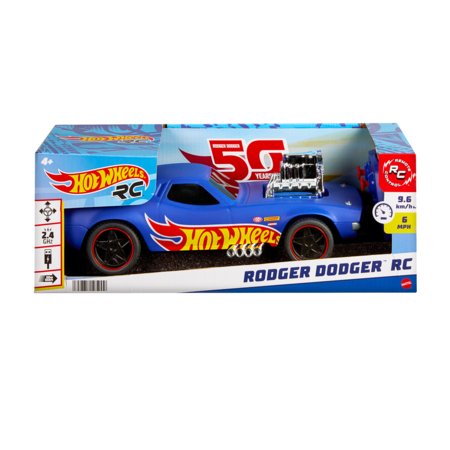 HOT WHEELS RC 1:16 Rodger Dodger automašīna, HTP54 
