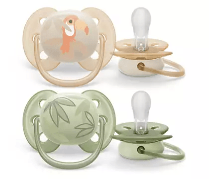 PHILIPS AVENT māneklītis Ultra soft DECO, 0-6 m, 2gab, SCF091/07 