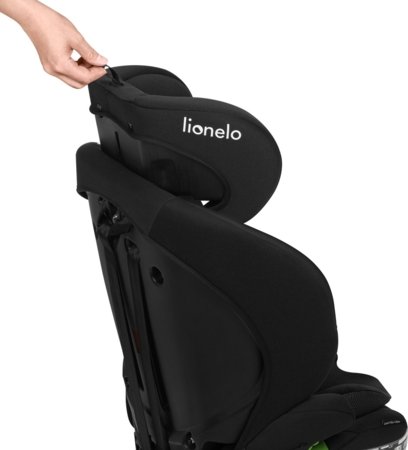 LIONELO autokrēsls LEVI FIX I-SIZE, Black carbon, 76-150 cm. 