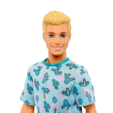 BARBIE Ken Fashionistas lelle ar zilu t-kreklu, HJT10 HJT10