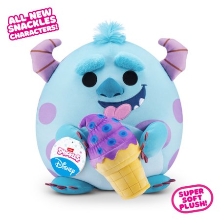 SNACKLES Disney mīkstā rotaļlieta, asort., 77704 