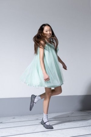 COCCODRILLO kleita ar īsām piedurknēm ELEGANT JUNIOR GIRL, zaļš, WC5128302EJG-031-164, 164 cm 