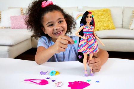 BARBIE Totally Hair lelle mazā Aziāte, HCM90 HCM90