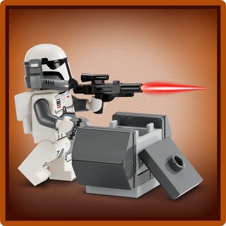 75373 LEGO® Star Wars™ Mandalorian Slēpnis uz planētas Mandalore™: kaujas paka 