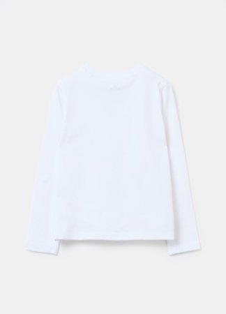 OVS t-krekls ar garām piedurknēm, balti, 140 cm, 002094450 