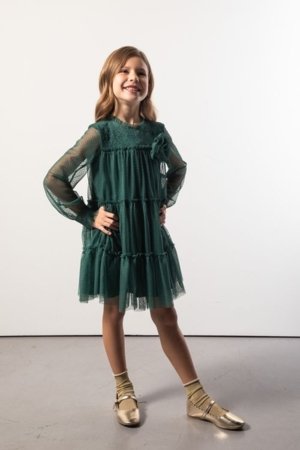 COCCODRILLO kleita, zaļa, ZC5128105EJG-011-152, 152 cm 